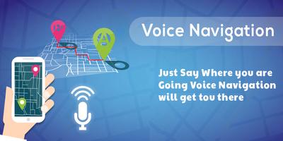 Voice GPS Navigation & Map Affiche