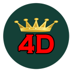 4D King v2 Live 4D Results 아이콘