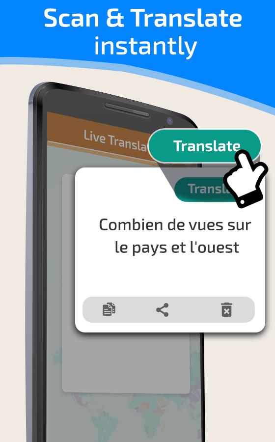 Live Camera Translator – Scan to translate APK pour Android Télécharger