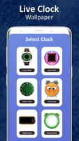 Live clock wallpaper imagem de tela 2