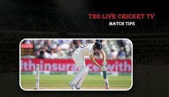 T20 Live Cricket TV Match Tips capture d'écran 1