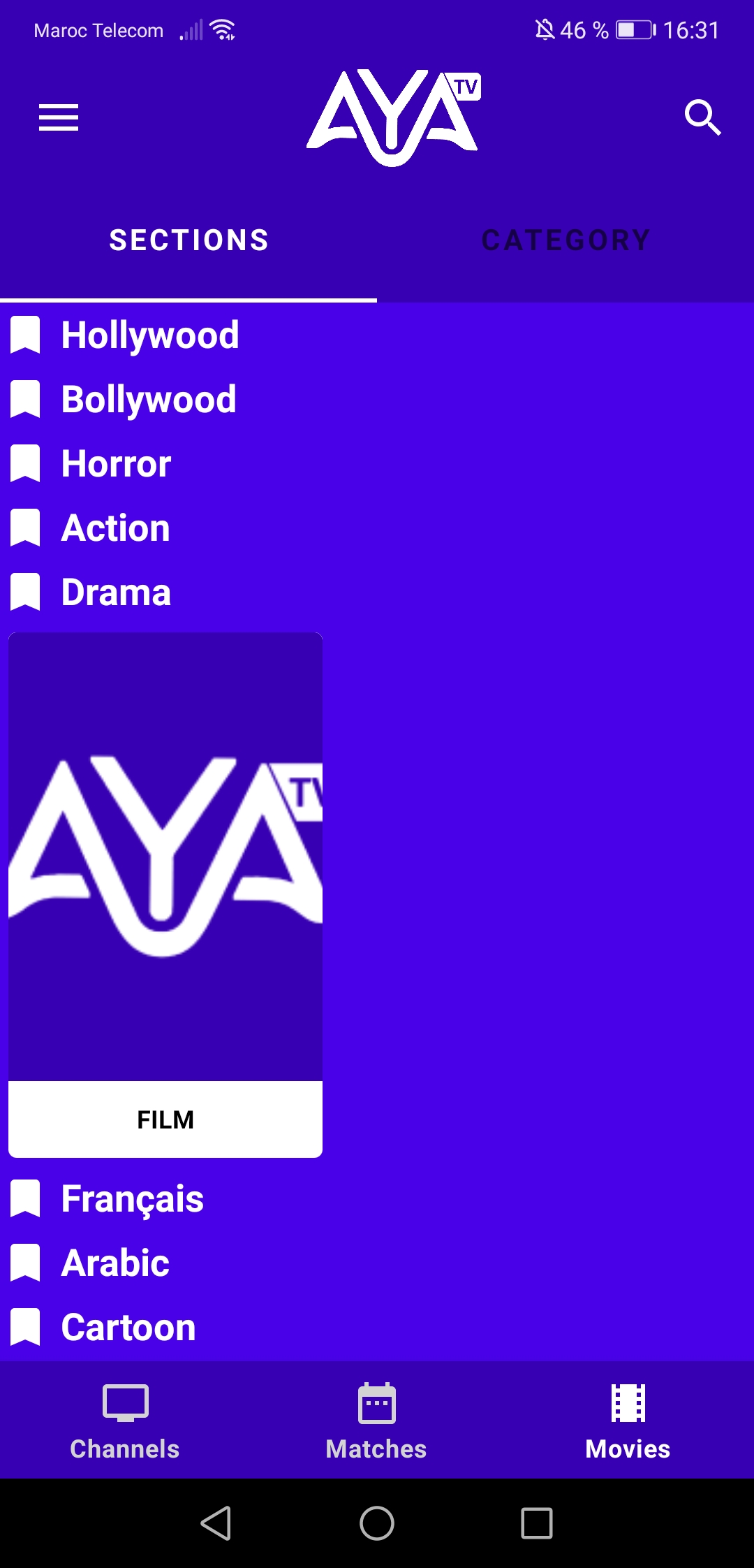 AYA TV screenshot
