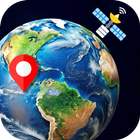 ikon Peta Satelit GPS Langsung