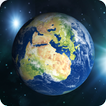خريطة الأرض القمر الصناعي