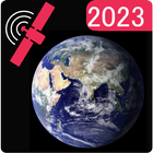 Mapa da Terra ao vivo 2022 ícone