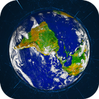 Earth Map: Live Satellite View أيقونة