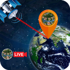 Live Earth Map Satellite View أيقونة
