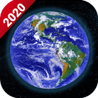 Mapa da Terra ao Vivo 3d 2023 ícone