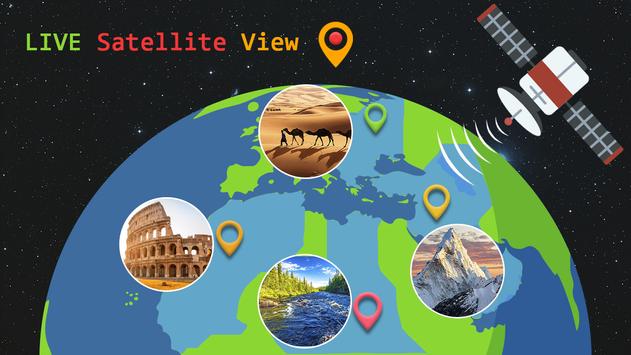 生活 地球 地图2020  - 卫星和 街 视图 应用 截图 3