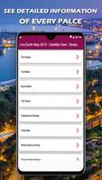Carte Live Earth - Vue satellite: vue sur la rue capture d'écran 2