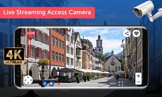 Earth Cam Live HD: Webcams publiques Street Caméra Affiche