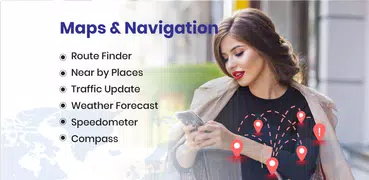 GPS導航地圖交通方向