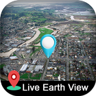 satellite global live carte de terre street view icône
