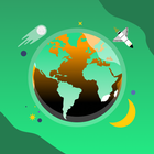 Mapa de Live Earth: mapa GPS icono