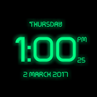 Neon digital clock free आइकन