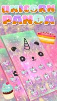 Unicorn Panda Galaxy poster