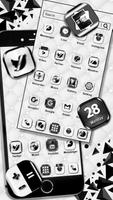 Black, N, White Theme & Live W ảnh chụp màn hình 1