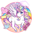 Cartoon Unicorn Themes 3D Wall APK