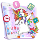 Funny Unicorn Themes HD Wallpapers 3D icons APK