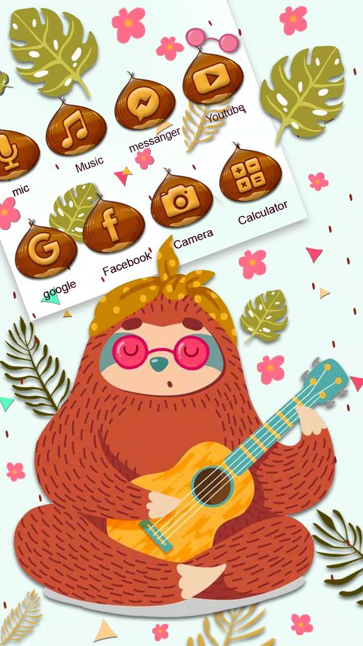 Cute Guitar Sloth Themes HD Wallpapers 3D icons APK pour Android Télécharger Cute Guitar Sloth Themes HD Wallpapers 3D icons APK pour Android Télécharger