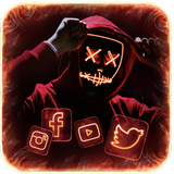Temas Neon, Fire, Maskde fondo icono