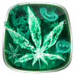 Neon Fire Weed Skull Themes HD Wallpapers 3D icons