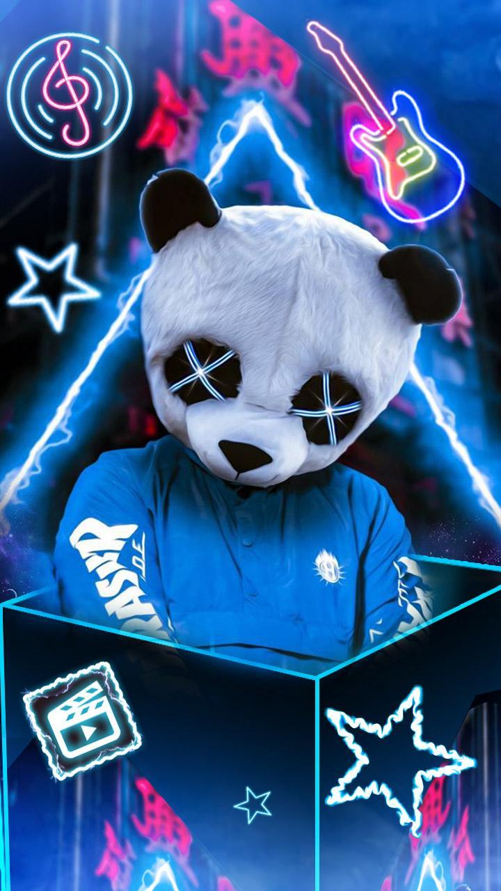 Neon Panda Boy Themes Live Wallpaper For Android Apk Download - roblox neon panda