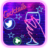 Temas Neon, Wine, Barde fondos pantalla icono