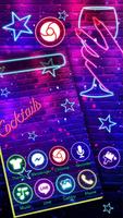 Neon, Wine, Bar Theme & Live Wallpaper screenshot 1