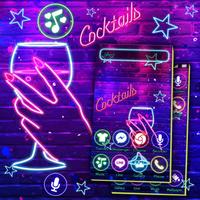 Neon, Wine, Bar Theme & Live Wallpaper screenshot 3