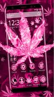 Pink Weed3D иконки тем фоновых постер