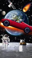 Roadster, In, Space Theme & Live Wallpaper poster