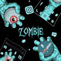 Skull Zombie Eye Themes, Live  screenshot 1