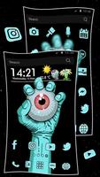 Skull Zombie Eye Themes, Live  screenshot 2