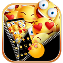 Smiley Emoji Zipper Themes HD  APK