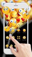 Smiley Emoji Zipper постер