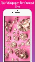 Pink glitter Live Wallpaper poster