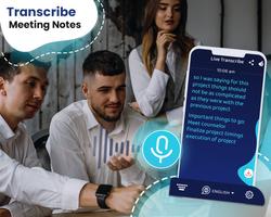 Live Translator-Transcribe Notes-Meeting Notes App poster