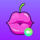 Kiss, Video Chat Friend Finder ไอคอน