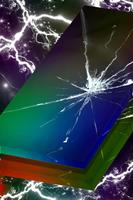 Cracked Screen Prank Animated Wallpaper Affiche