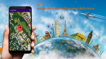 2 Schermata GPS navigazione, terra cartina e viaggio direzione