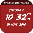Brush Digital clock LWP