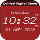 Dotted digital clock lwp APK