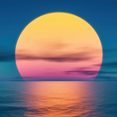 background matahari terbenam APK