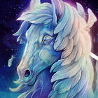Pegasus-Hintergrundbild Zeichen