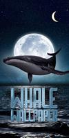 fondo de pantalla de ballena Poster