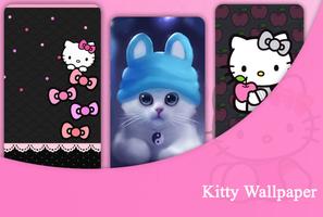 4K Kitty Wallpaper Affiche