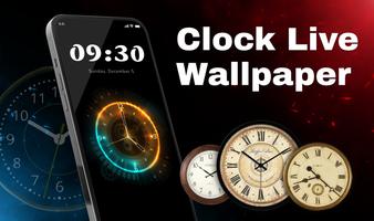 Live Wallpaper - Analog Clock Poster