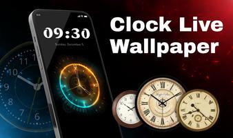 Live Wallpaper - Analog Clock Affiche