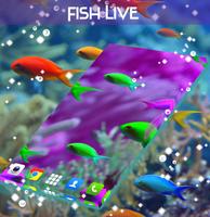 Fish Live Wallpaper capture d'écran 3